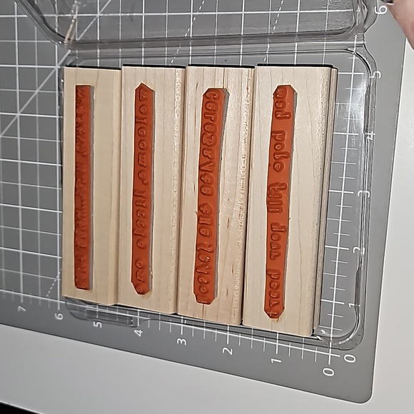 Fun Phrases rubber Stampin Up set - Picture 3 of 3